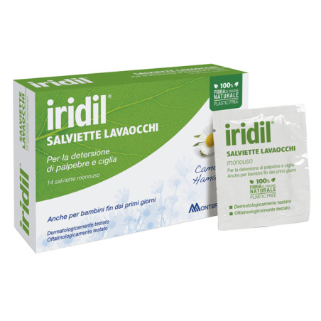 Iridil Lavaocchi 14 Salviettine Monouso