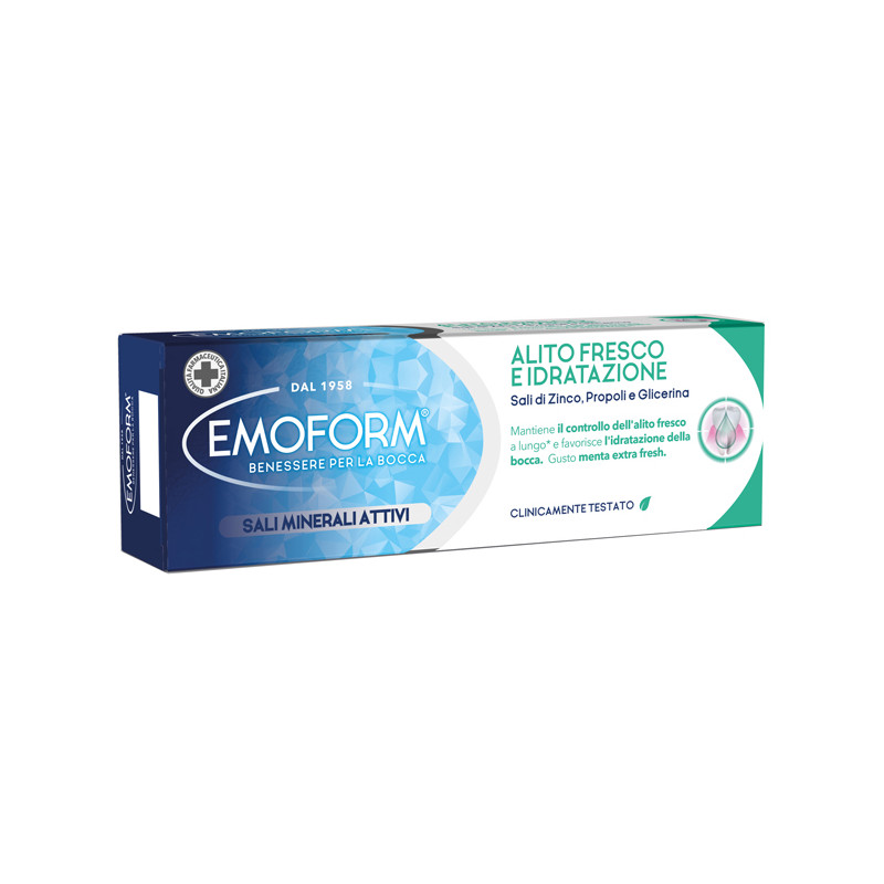 Emoform Dentifricio Alito Fresco e Idratazione 75 ml.