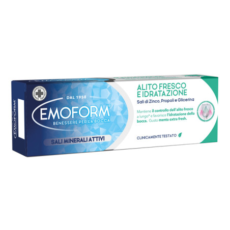 Emoform Dentifricio Alito Fresco e Idratazione 75 ml.