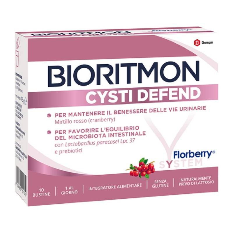 Bioritmon Cysti Defend - Integratore per il benessere delle vie urinarie - 10 bustine