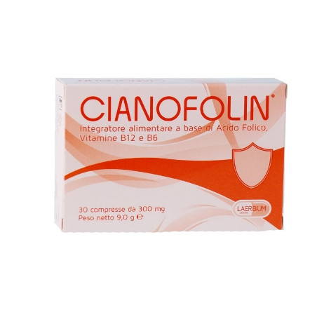 Cianofolin 30 Compresse Rivestite da 300 mg.
