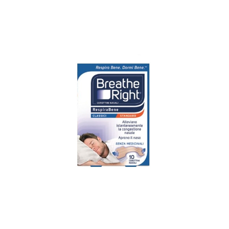 Breath Right 10 Cerottini Nasali Classici Standard